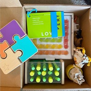 Blue and Purple Learning Puzzle Set